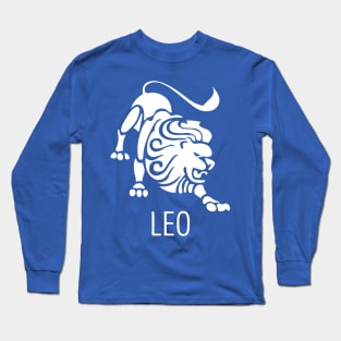 Astrological Zodiac Tee Shirts - Leo the Lion Long Sleeve T-Shirt